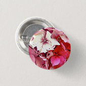 BADGE ROND 2,50 CM HYDRANGEAS (Devant & derrière)