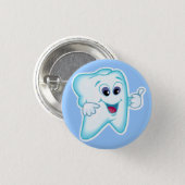 Badge Rond 2,50 Cm Hygiéniste dentaire drôle (Devant & derrière)