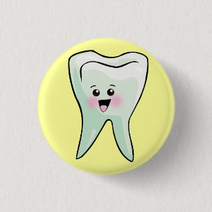 Badge Rond 2,50 Cm Hygiéniste dentaire drôle de dentiste