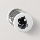 Badge Rond 2,50 Cm I Can't Even Right Meow (Devant & derrière)