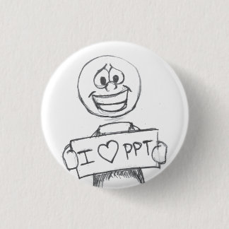 Badge Rond 2,50 Cm I : coeur : PPT