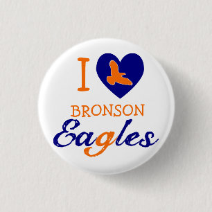 Badge Rond 2,50 Cm I Heart Bronson Eagles