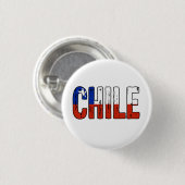 Badge Rond 2,50 Cm I love Chile (Devant & derrière)