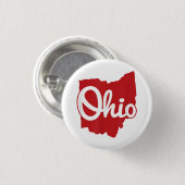 Badge Rond 2,50 Cm I love My Ohio Home Script Ohio (Devant & derrière)