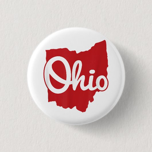 Badge Rond 2,50 Cm I love My Ohio Home Script Ohio (Devant)