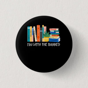 Badge Rond 2,50 Cm I_m avec Les Livres Interdits J'Ai Lu Les Livres I