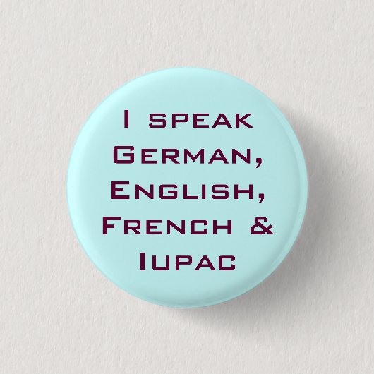 Badge Rond 2,50 Cm I speak UICPA ! (Devant)