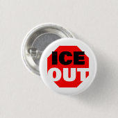 BADGE ROND 2,50 CM ICE OUT (Devant & derrière)