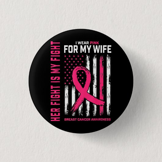 Badge Rond 2,50 Cm Ici Fight (Devant)