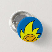 Badge Rond 2,50 Cm Icône Jours spéciaux bleu (Devant & derrière)