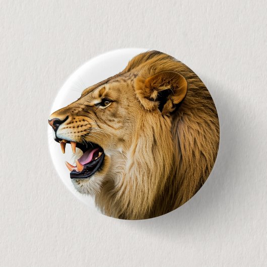 Badge Rond 2,50 Cm Icône : lion (Devant)