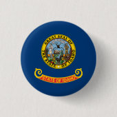 Badge Rond 2,50 Cm Idaho State Flag (Devant)