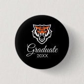 Badge Rond 2,50 Cm Idaho State University Bengals Spirit Design (Devant)