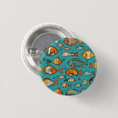 Badge Rond 2,50 Cm Idées cadeaux de motif de poisson (Devant & derrière)