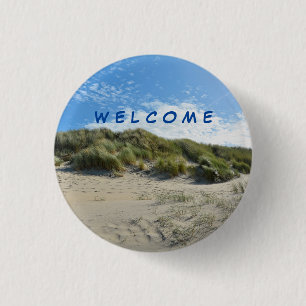 Badge Rond 2,50 Cm Idylle des dunes   