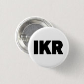 Badge Rond 2,50 Cm IKR | Écart de texte (Devant & derrière)