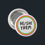 Badge Rond 2,50 Cm IL/ELLE/EUX Pronononounes Arc-en-ciel Bright Cercl<br><div class="desc">Décorez votre tenue avec ce bouton d'art cool. Vous pouvez le customiser et ajouter du texte. Consultez ma boutique pour plus de couleurs et de motifs ! Faites-moi savoir si vous aimeriez quelque chose de personnalisé aussi.</div>