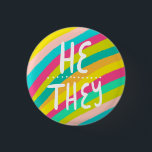 Badge Rond 2,50 Cm IL/ELLES Pronononononononononondes de main colorée<br><div class="desc">Décorez votre tenue avec ce bouton d'art cool. Ça fait un grand cadeau ! Vous pouvez le customiser et ajouter du texte. Consultez ma boutique pour plus de couleurs et de motifs ! Faites-moi savoir si vous aimeriez quelque chose de personnalisé aussi.</div>