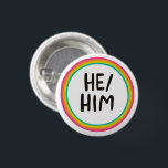 Badge Rond 2,50 Cm Il/HIM Pronounounounounounounours arc-en-ciel cerc<br><div class="desc">Décorez votre tenue avec ce bouton d'art cool. Vous pouvez le customiser et ajouter du texte. Consultez ma boutique pour plus de couleurs et de motifs ! Faites-moi savoir si vous aimeriez quelque chose de personnalisé aussi.</div>