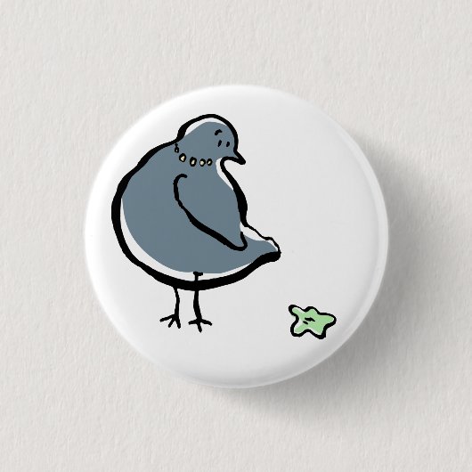 Badge Rond 2,50 Cm il n'était pas moi (Devant)