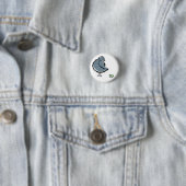Badge Rond 2,50 Cm il n'était pas moi (En situation)