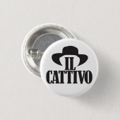 BADGE ROND 2,50 CM ILCATTIVO (Devant & derrière)