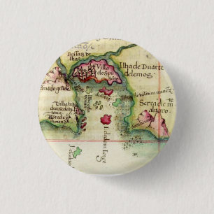 Badge Rond 2,50 Cm Île de Duarte de Lemos (ca.1586)