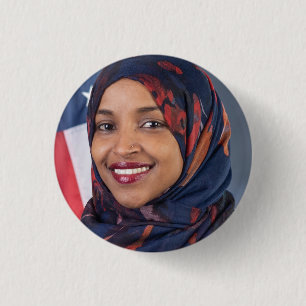 Badge Rond 2,50 Cm Ilhan Omar Button