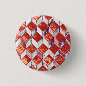 Badge Rond 2,50 Cm Illusion géométrique de l'aquarelle (Devant)