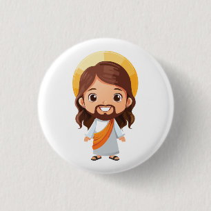 Badge Rond 2,50 Cm Illustration de Jésus-Christ