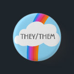Badge Rond 2,50 Cm ILS/EUX Prononononounes Colorful Rainbow Cloud<br><div class="desc">Décorez votre tenue avec ce bouton d'art cool. Ça fait un grand cadeau ! Vous pouvez le customiser et ajouter du texte. Consultez ma boutique pour plus de couleurs et de motifs ! Faites-moi savoir si vous aimeriez quelque chose de personnalisé aussi.</div>