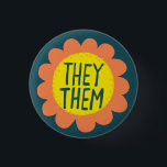 Badge Rond 2,50 Cm ILS / EUX Pronononouns Fierté Fleur Poignée<br><div class="desc">Décorez votre tenue avec ce bouton d'art cool. Ça fait un grand cadeau ! Vous pouvez le customiser et ajouter du texte. Consultez ma boutique pour plus de couleurs et de motifs ! Faites-moi savoir si vous aimeriez quelque chose de personnalisé aussi.</div>