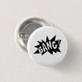 Badge Rond 2,50 Cm images3 BANDE explosions sons actions bruyantes ba (Devant & derrière)