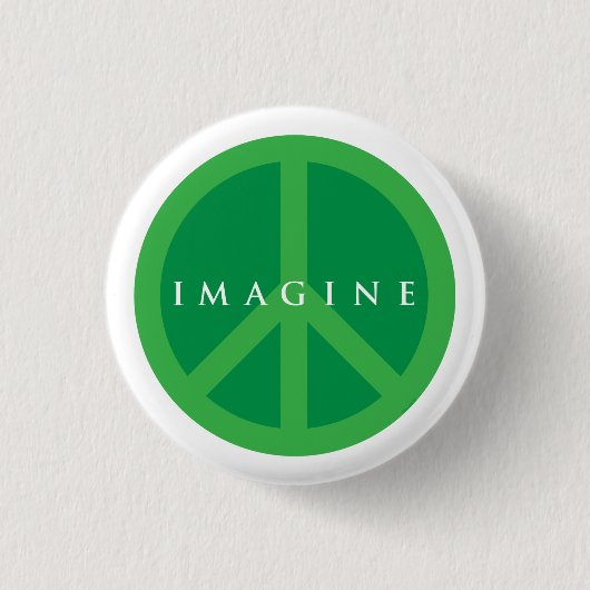 Badge Rond 2,50 Cm Imaginez la paix (Devant)