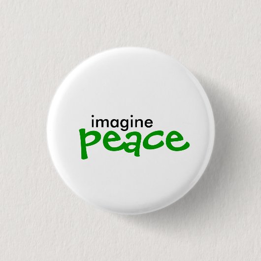 Badge Rond 2,50 Cm imaginez, paix (Devant)
