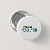 Badge Rond 2,50 Cm imaginez, résolution (Devant & derrière)