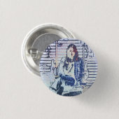 Badge Rond 2,50 Cm Impression d'art musical (Devant & derrière)