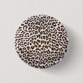 Badge Rond 2,50 Cm Impression de chocolat léopard (Devant)