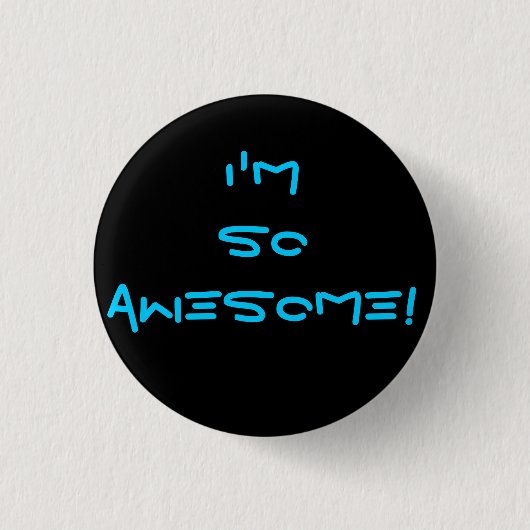Badge Rond 2,50 Cm Impressionnant (Devant)