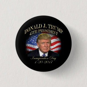 Badge Rond 2,50 Cm Inauguration du Président Donald Trump