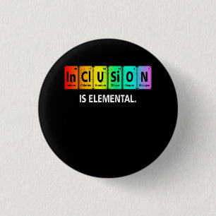 Badge Rond 2,50 Cm Inclusion Indicateur Lgbt Élémentaire Les Gay Bi T