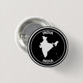 Badge Rond 2,50 Cm Inde (Devant & derrière)