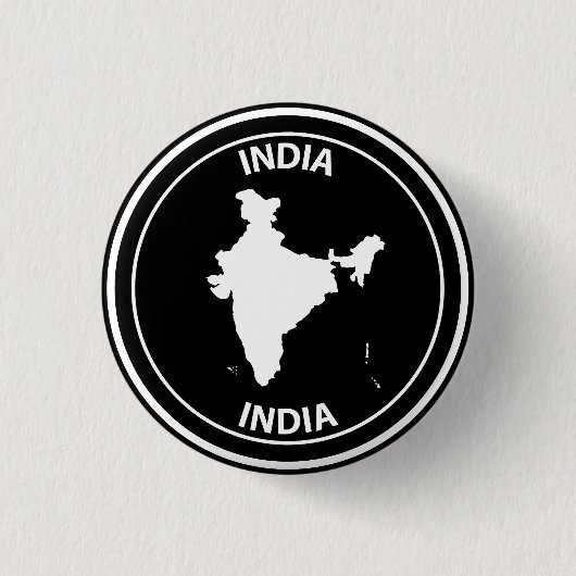 Badge Rond 2,50 Cm Inde (Devant)