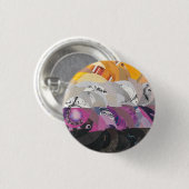 Badge Rond 2,50 Cm Indicateur de fierté non binaire (Devant & derrière)