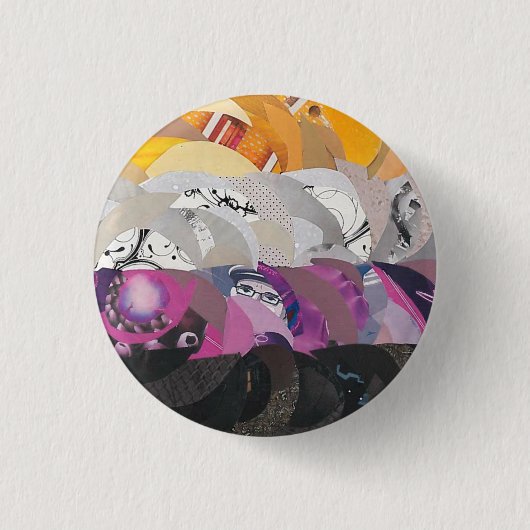 Badge Rond 2,50 Cm Indicateur de fierté non binaire (Devant)