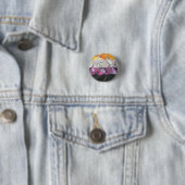 Badge Rond 2,50 Cm Indicateur de fierté non binaire (En situation)
