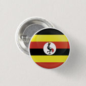 Badge Rond 2,50 Cm Indicateur de l'icône ronde en Ouganda (Devant & derrière)