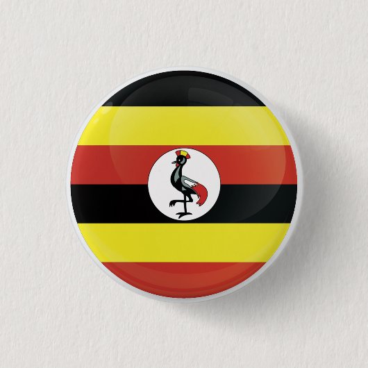 Badge Rond 2,50 Cm Indicateur de l'icône ronde en Ouganda (Devant)