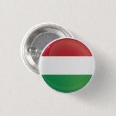 Badge Rond 2,50 Cm Indicateur d'icône circulaire Hongrie (Devant & derrière)
