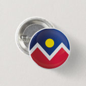 Badge Rond 2,50 Cm Indicateur d'icône Denver Round (Devant & derrière)